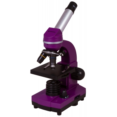 Mikroskop Bresser Junior Biolux SEL 40-1600x, purpurowy