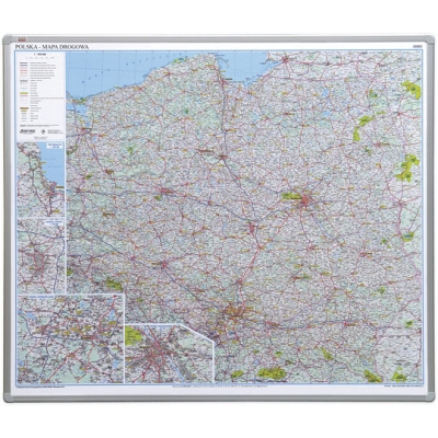 Tablica-mapa drogowa 102,5x120 z serii Office