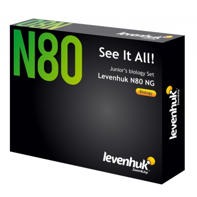 (BG) Zestaw preparatów Levenhuk N80 NG „Zobacz wszystko”